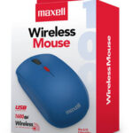 Mouse Maxell Bluetooth USB MOWLBT-900  Negro/Azul