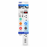 REGLETA CDP RU-SS5 5 SALIDAS Y 2 USB