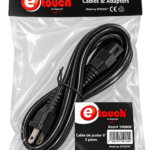 Cable de Poder de 3 Pines de 1.8 mts